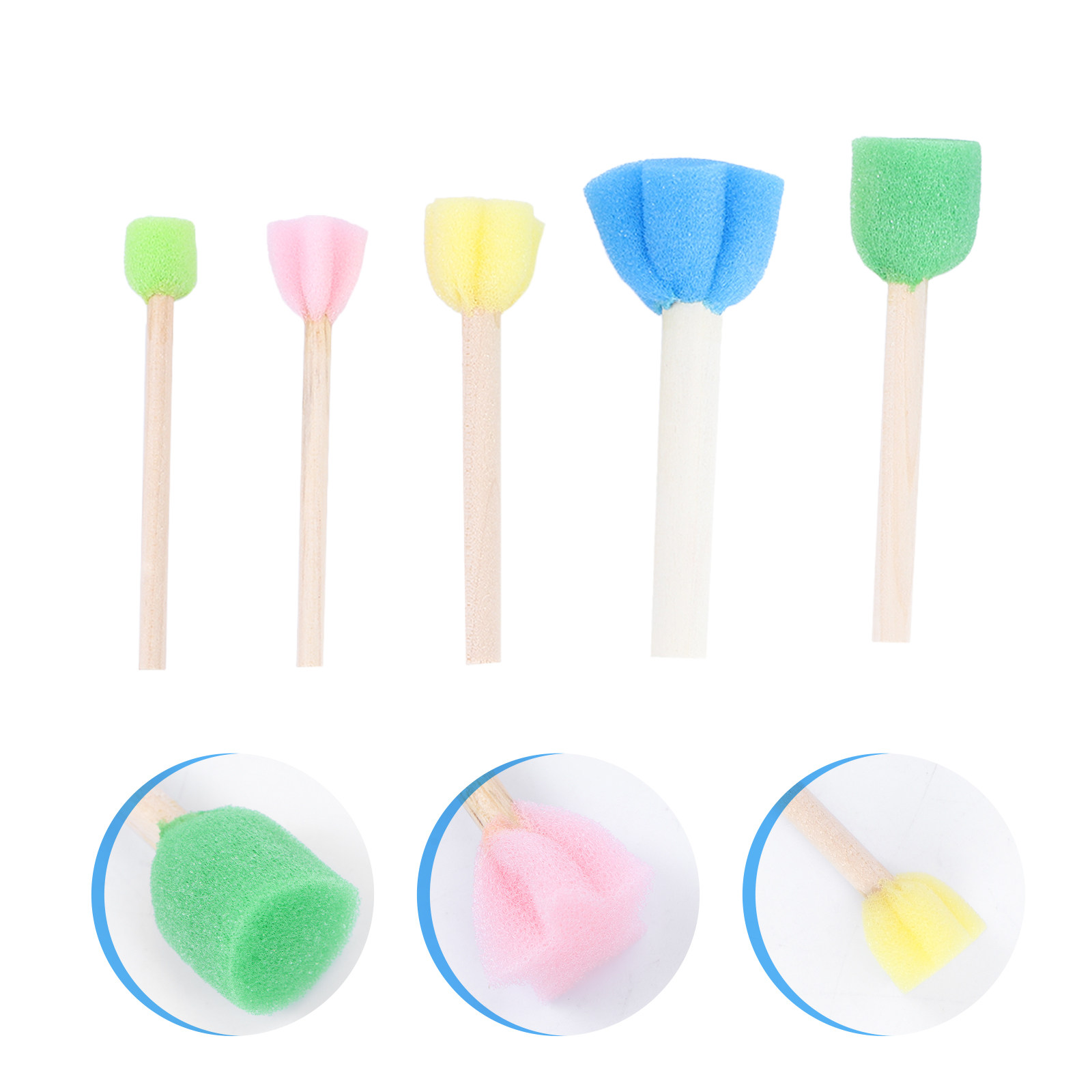 Kids Education Design - 15 Buah Set Kuas Cat Spons