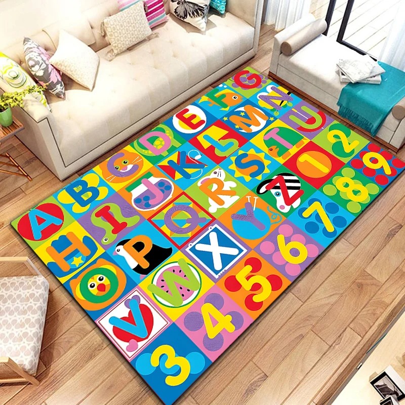 Kids Education Room - Karpet Belajar Alfabet Karpet ABC Huruf