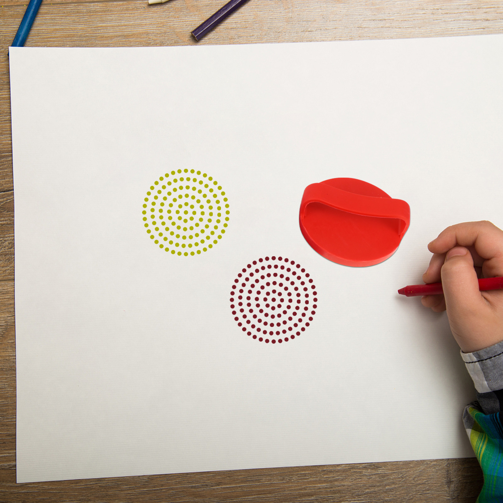 Kids Education Design - 4 Buah Stempel Karet dengan Berbagai