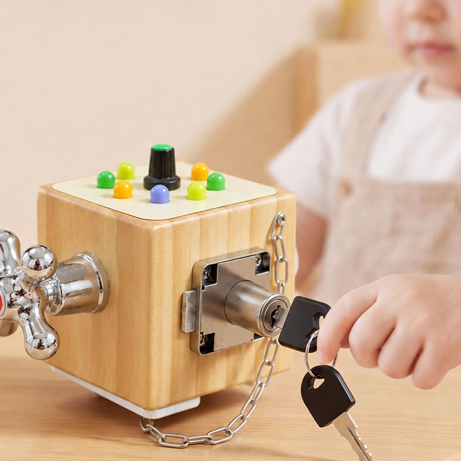 Kubus Aktivitas Kayu dengan La - Kids Education Design ulasan dan harga