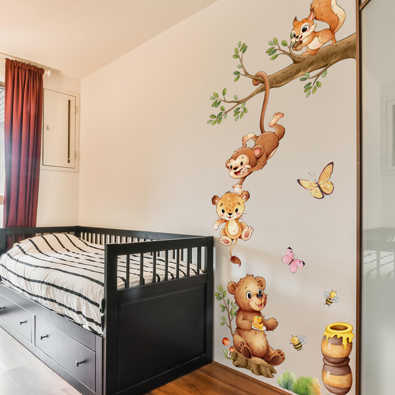Stiker Dinding Vinil Lebah Kup - Kids Education Room ulasan dan harga
