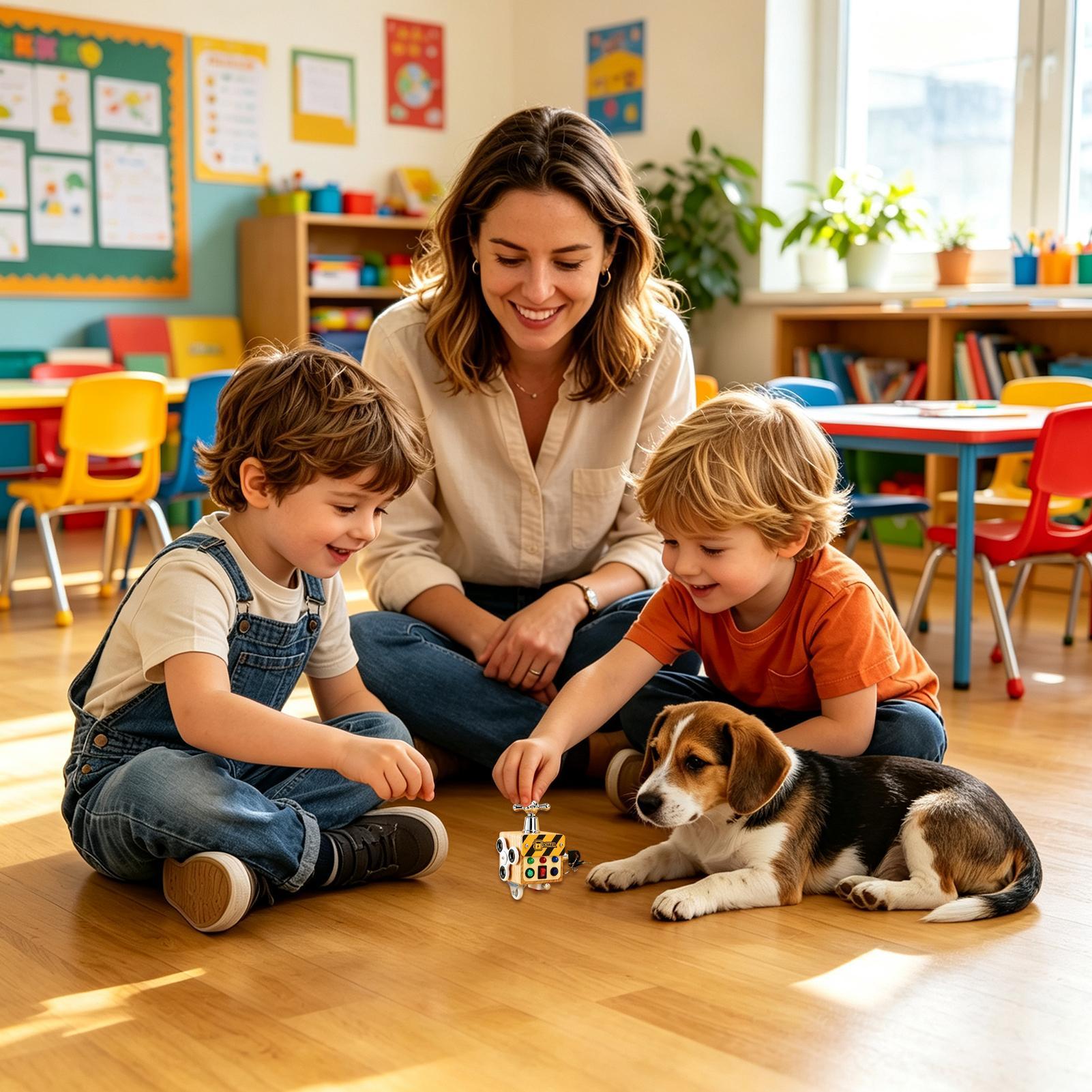 Kotak Aktivitas LED dengan Des - Kids Education Design ulasan dan harga