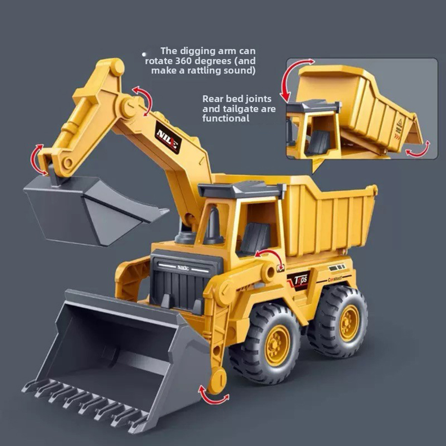 1 Buah Mainan Model Truk Ekska - Kids Educational Gadget ulasan dan harga