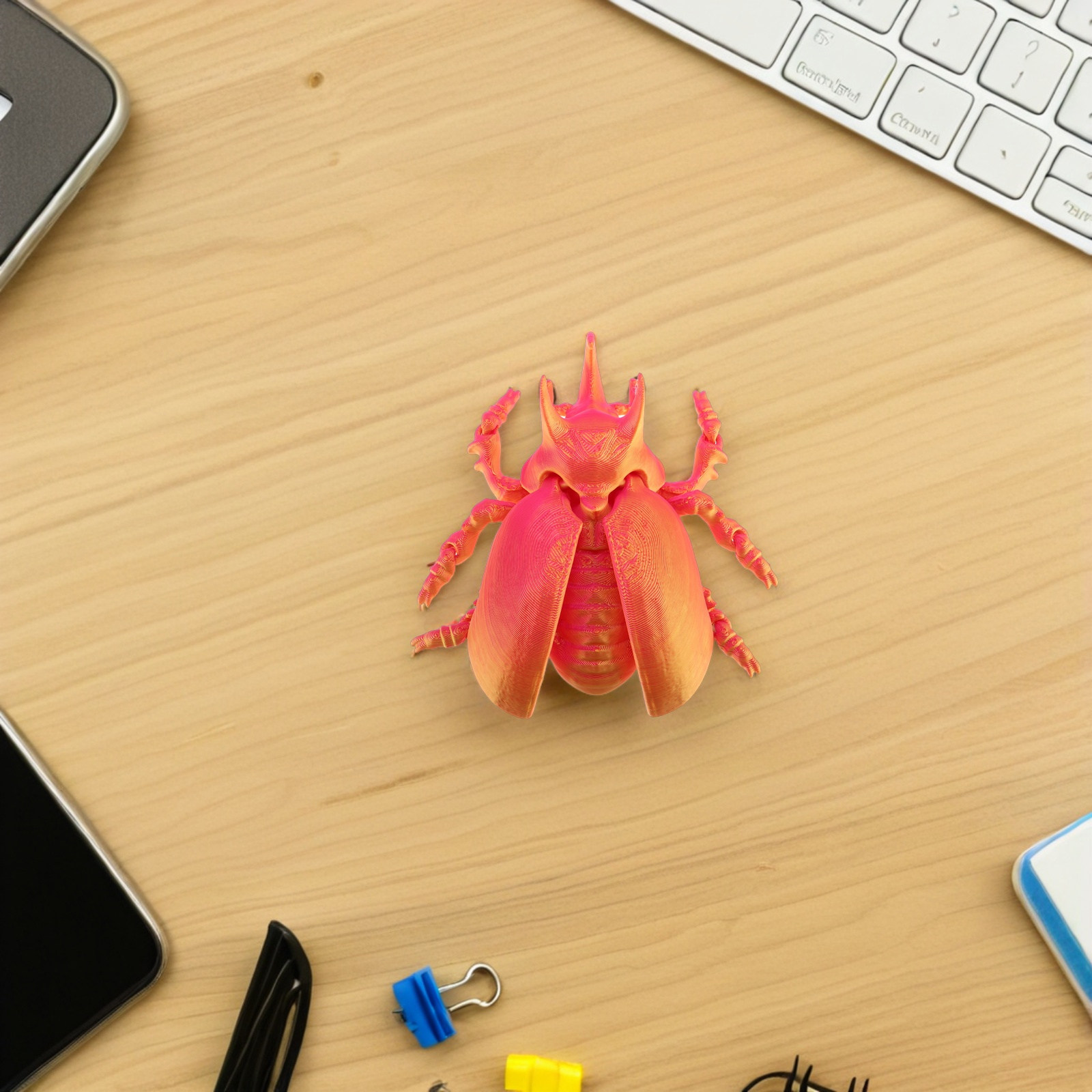 Patung Kumbang Cetak 3D yang R - Kids Education Design ulasan dan harga