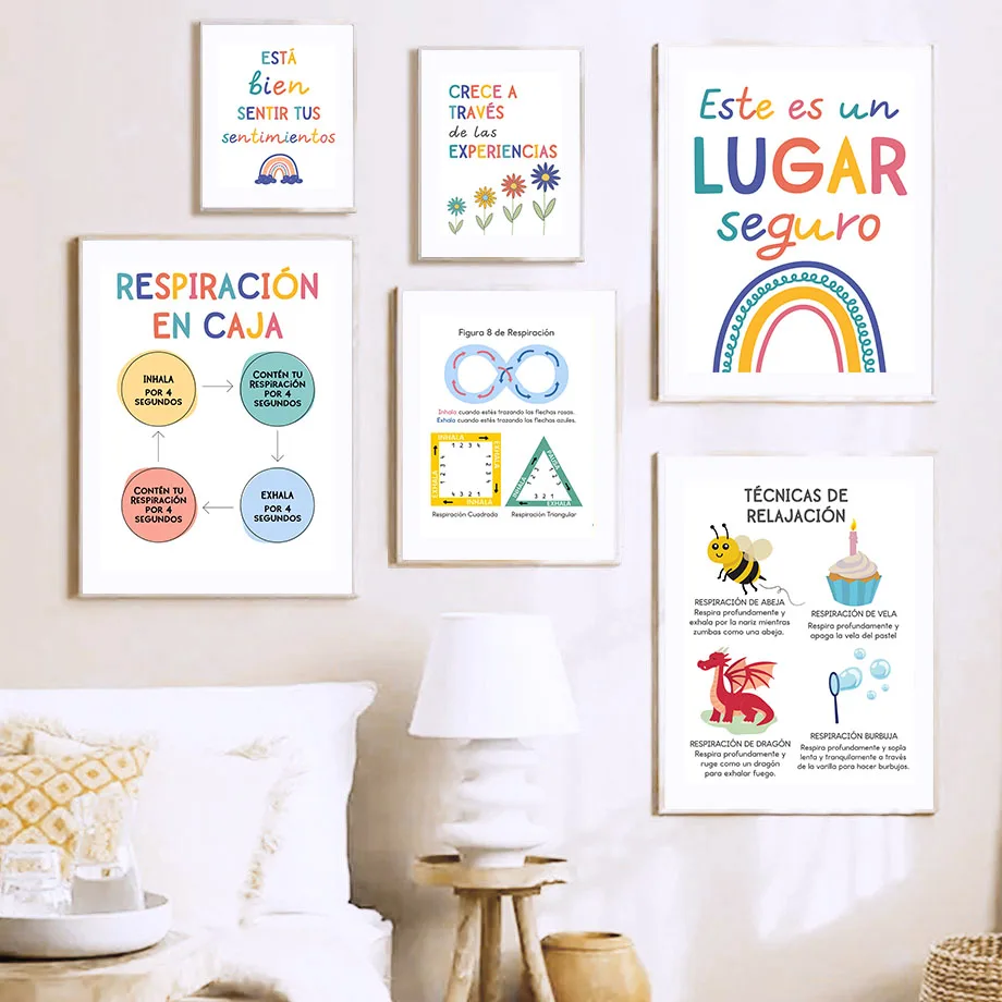 Motto Pendidikan Spanyol Lukis - Kids Education Room ulasan dan harga