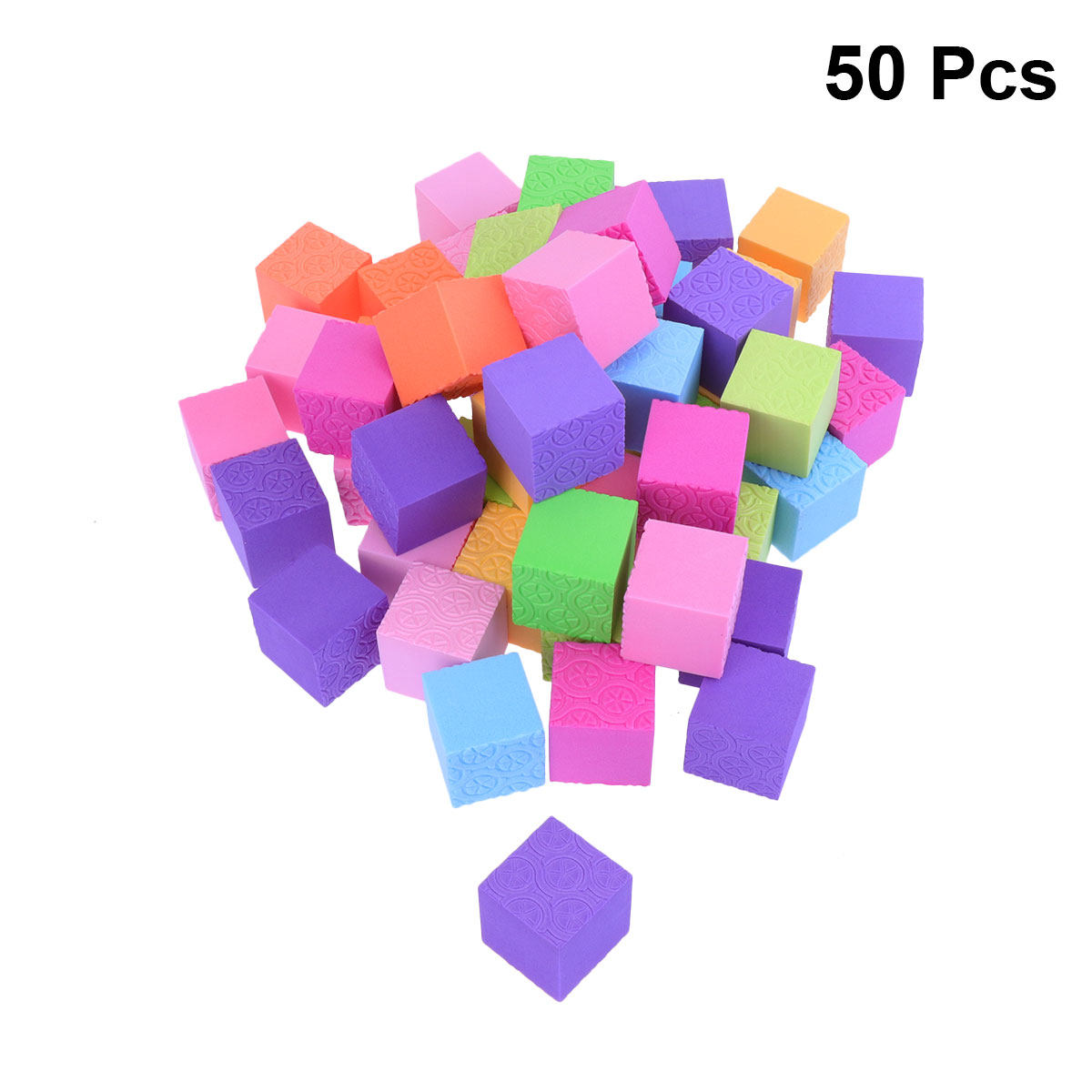 50 Buah Balok Kubus Busa Eva B - Kids Education Design ulasan dan harga