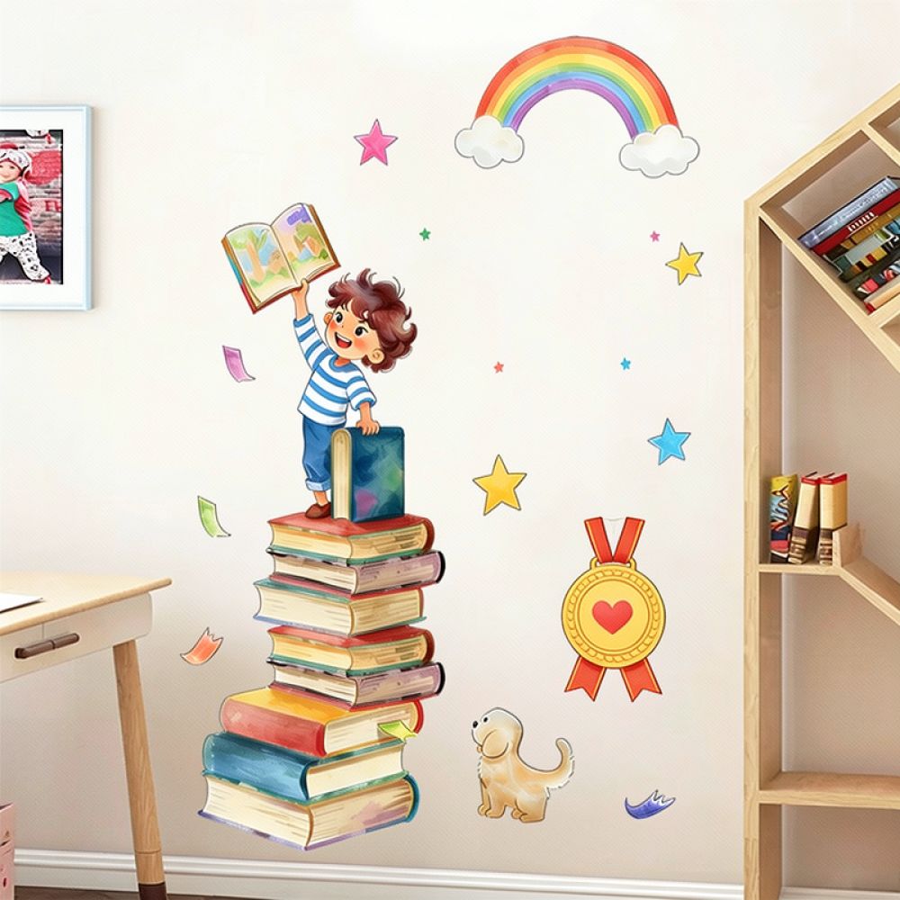 Stiker Dinding Inspiratif Baha - Kids Education Quote ulasan dan harga