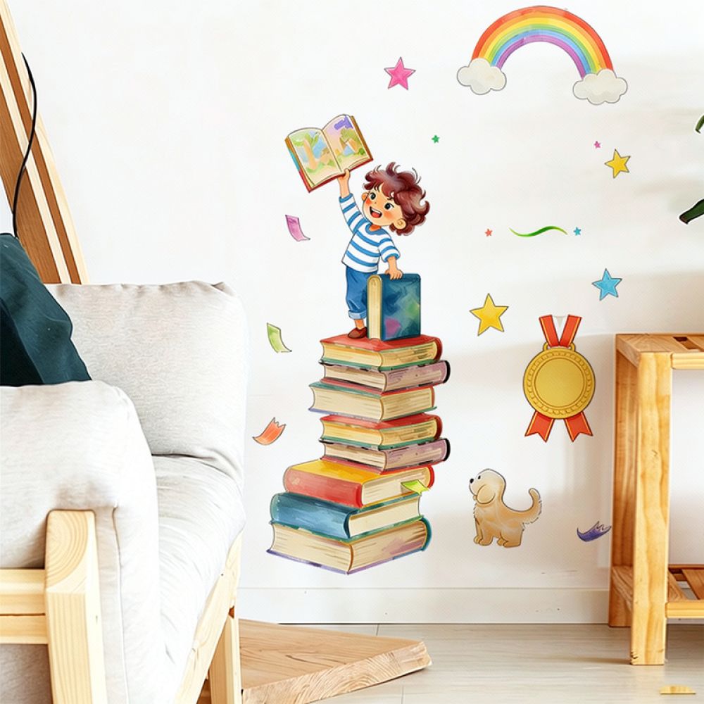 Stiker Dinding Inspiratif Baha - Kids Education Quote ulasan dan harga