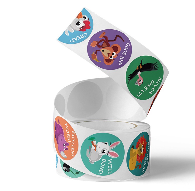 Stiker Pembelajaran Hewan Lucu - Kids Education Motivation ulasan dan harga