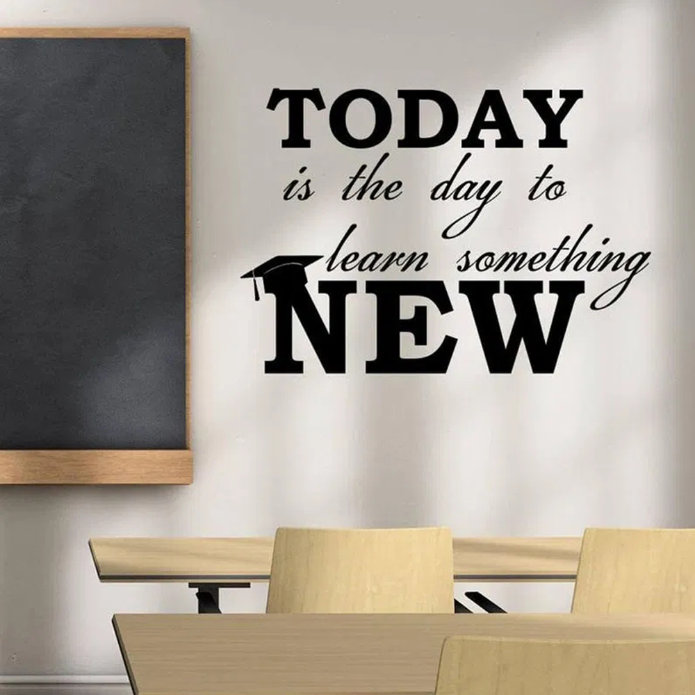 Stiker Dinding Edukasi Kutipan - Kids Education Quote ulasan dan harga