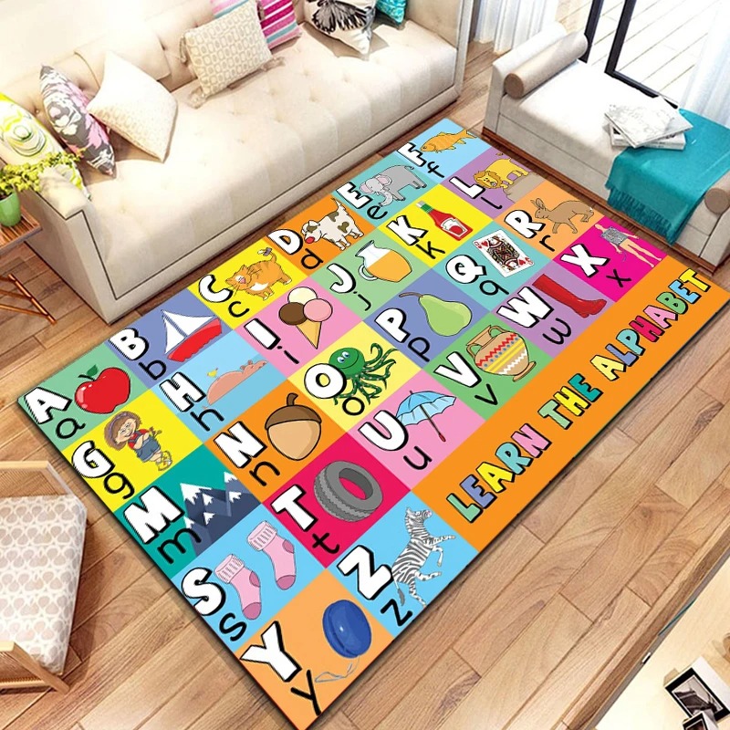 Karpet Belajar Alfabet Karpet  - Kids Education Room ulasan dan harga